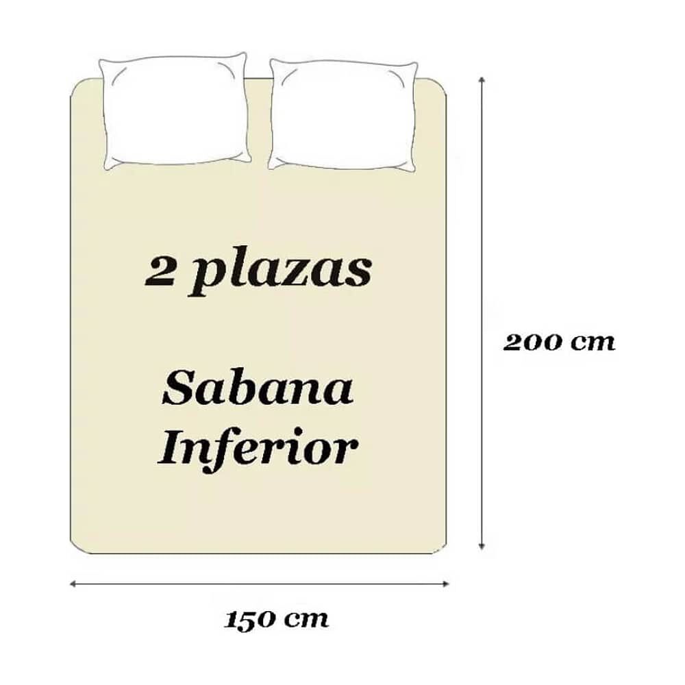 Juego De Sabanas 2 Plazas Polialgodon + 2 Fundas image number 4.0