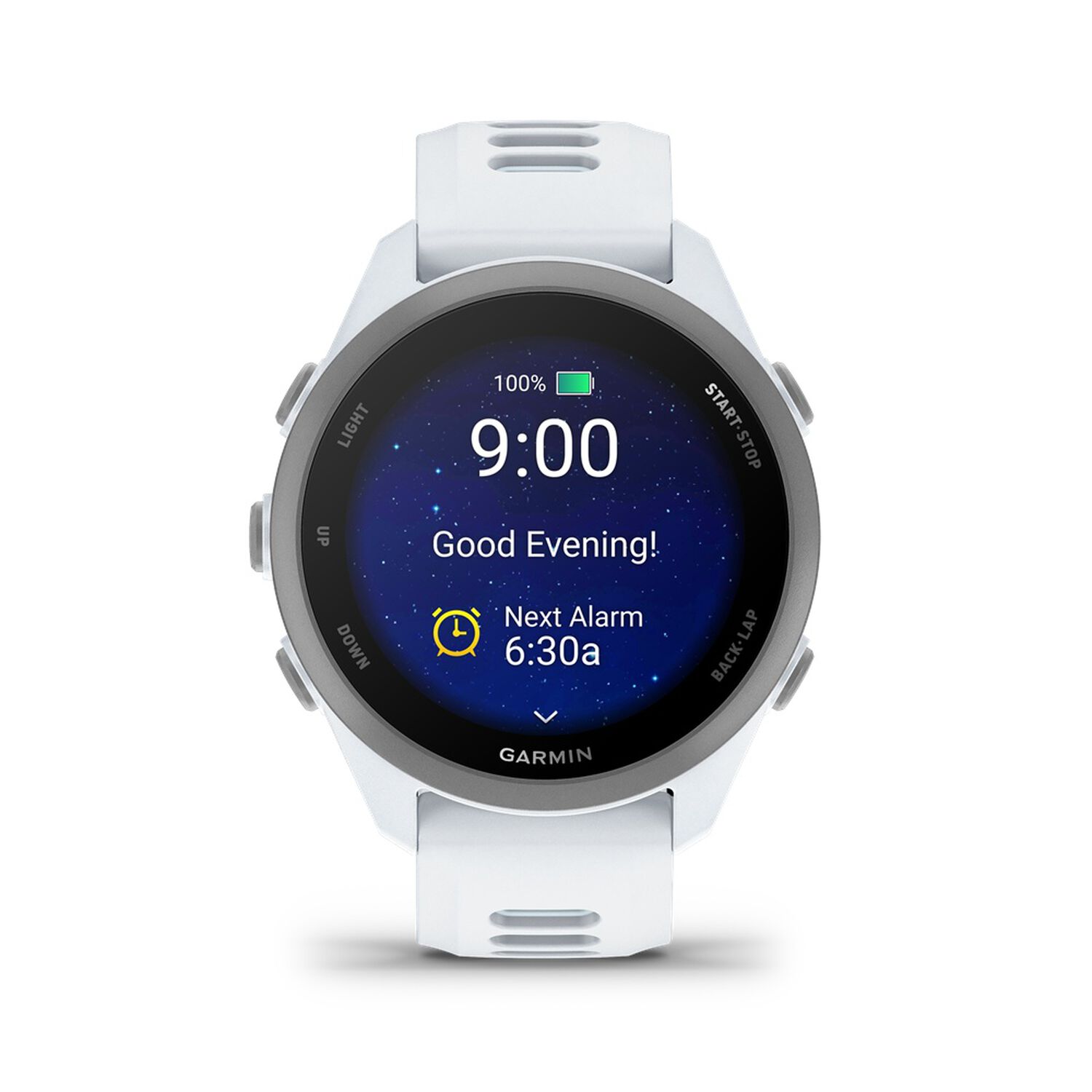 Smartwatch Forerunner 170 Music Whitestone/cloud Blue Garmin image number 1.0