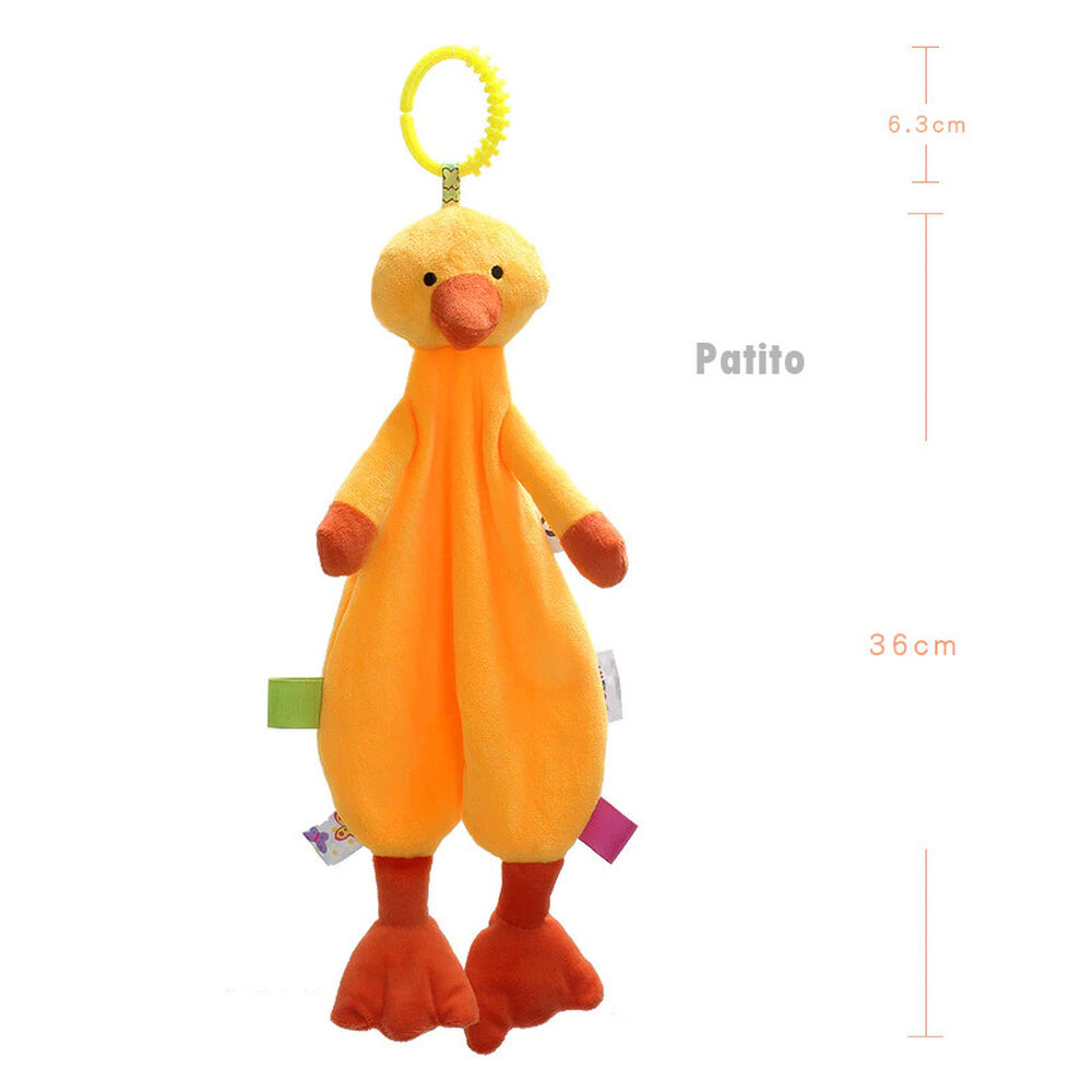 Peluche Tuto De Apego Juguete Amigo Sonajero Bebe Guagua image number 1.0