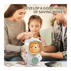 Hucha Alcancia Infantil Electronico Con Contrase&ntilde;a Y Huella