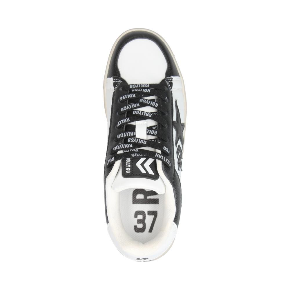 Zapatilla Urbana Mujer Rolly Go Black image number 4.0
