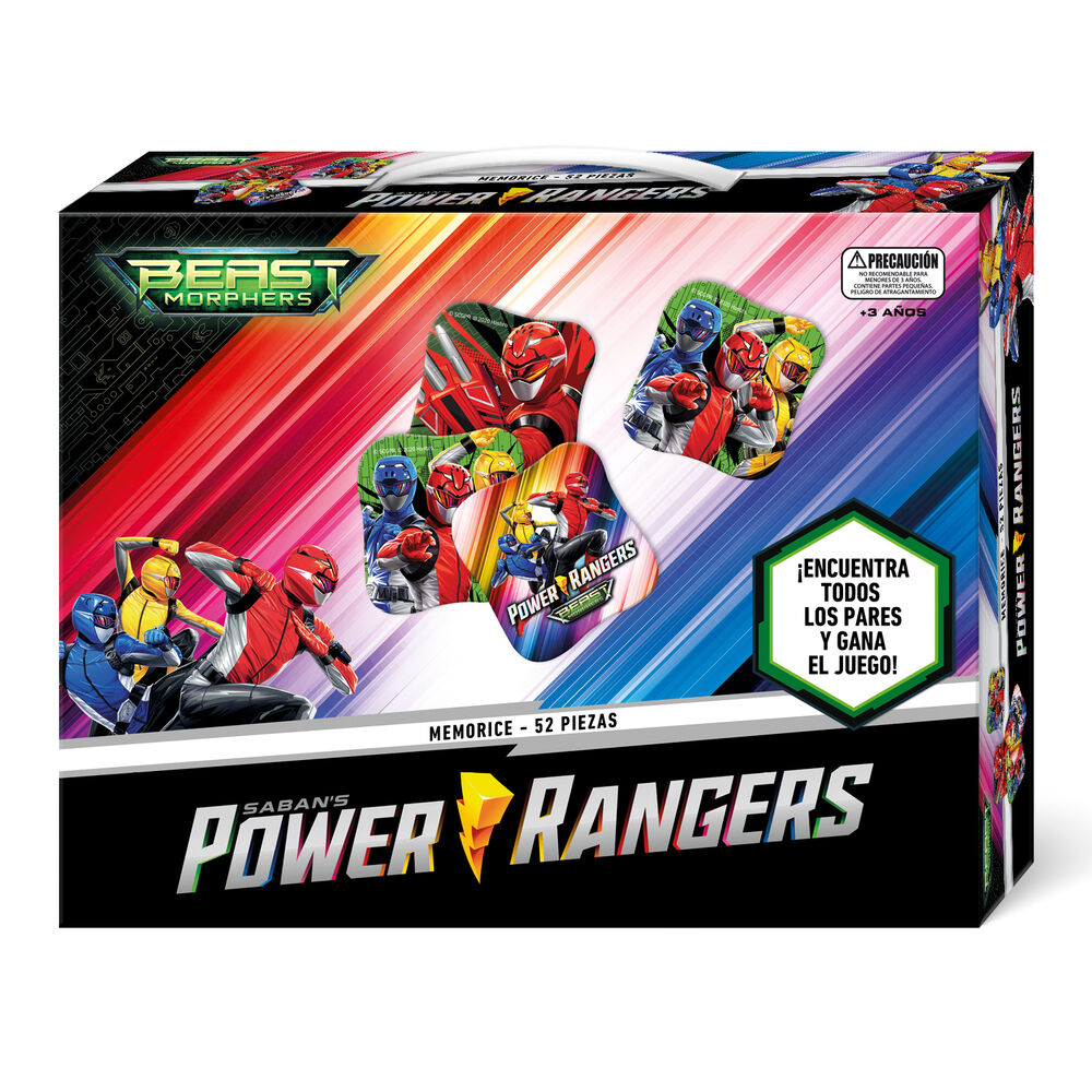 Memorice 52 Piezas Power Ranger image number 0.0