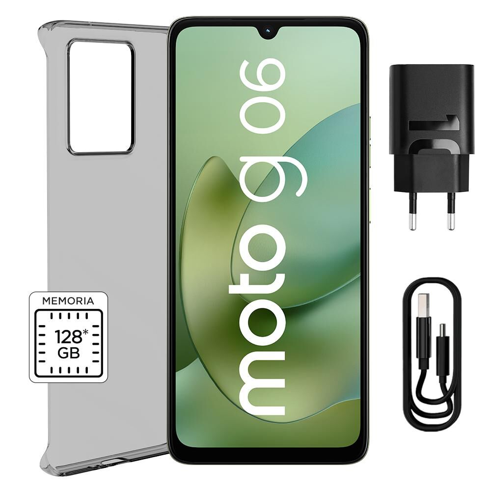 Smartphone Motorola Moto G06 / 128 GB / Verde / Liberado image number 0.0