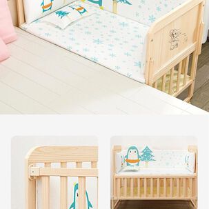 Cuna Colecho Madera Pack&play Lubabycas Con Mudador