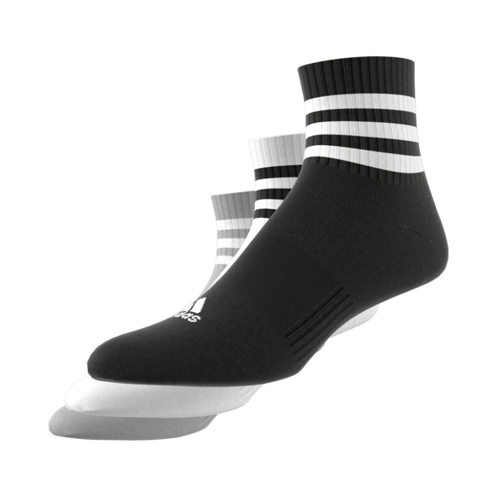 Pack Calcetines Acolchados 3 Tiras Sportswear Corte Bajo Adidas / 3 Pares image number 7.0