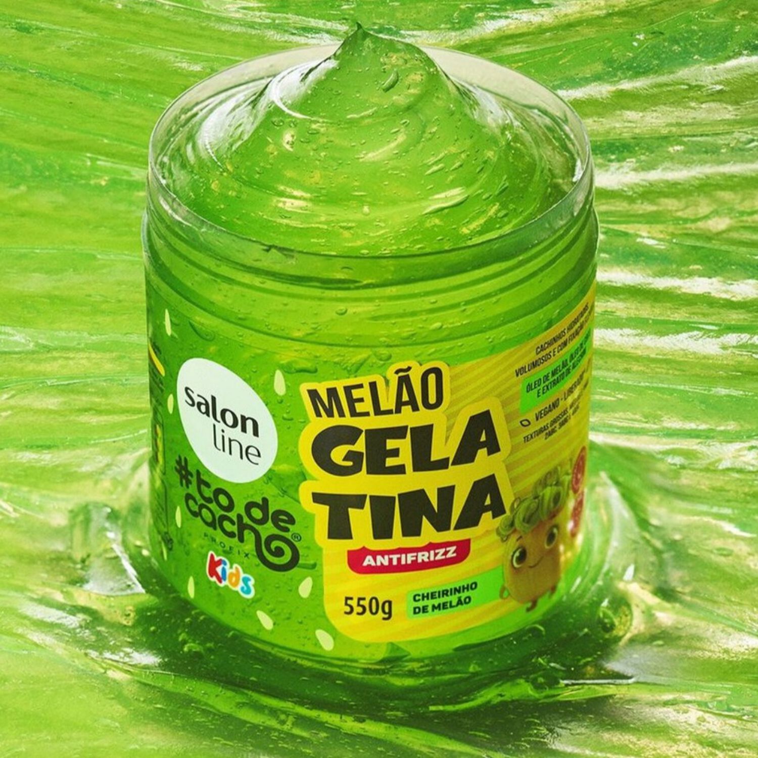 Gel Antifrizz Kids Melao 550 G Salon Line image number 3.0