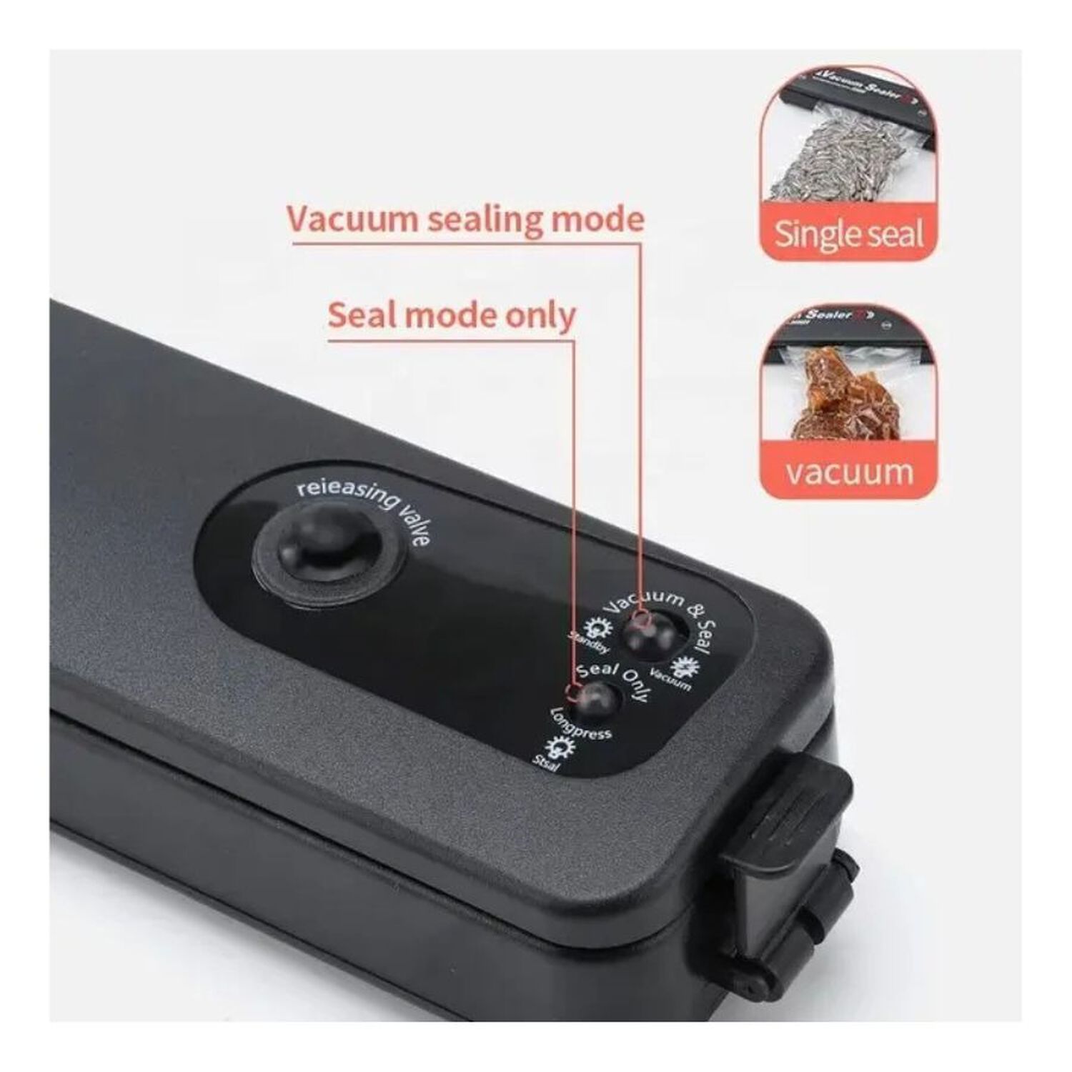 Sellador Al Vac&iacute;o Autom&aacute;tico Port&aacute;til Para Alimentos image number 3.0