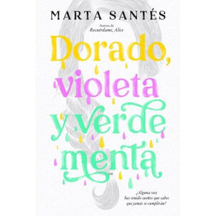 Dorado,violeta Y Verde Menta