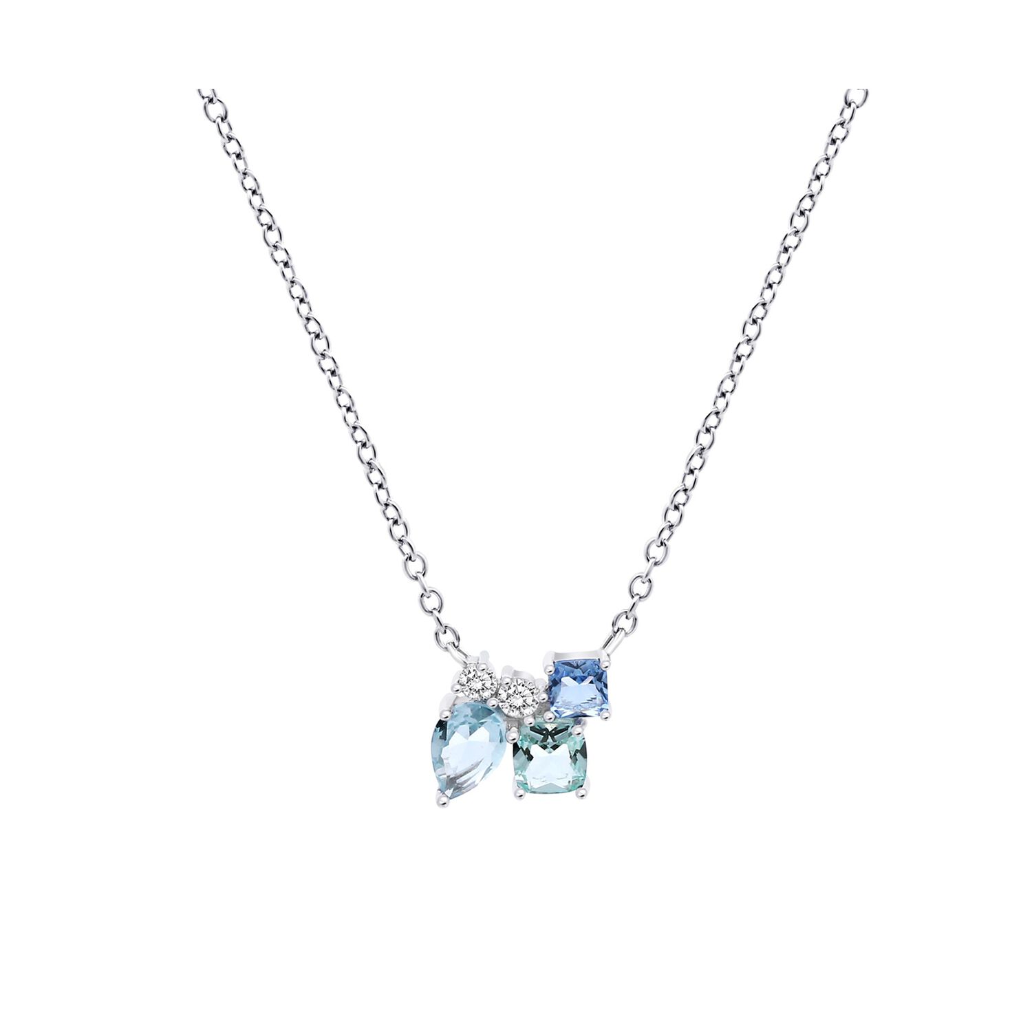 Collar Lp3637-1/1 Lotus Silver Mujer Leros image number 0.0