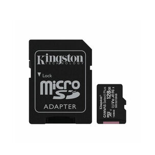 Tarjeta De Memoria Kingston Micro Sdxc 128gb Clase 10 Fullhd