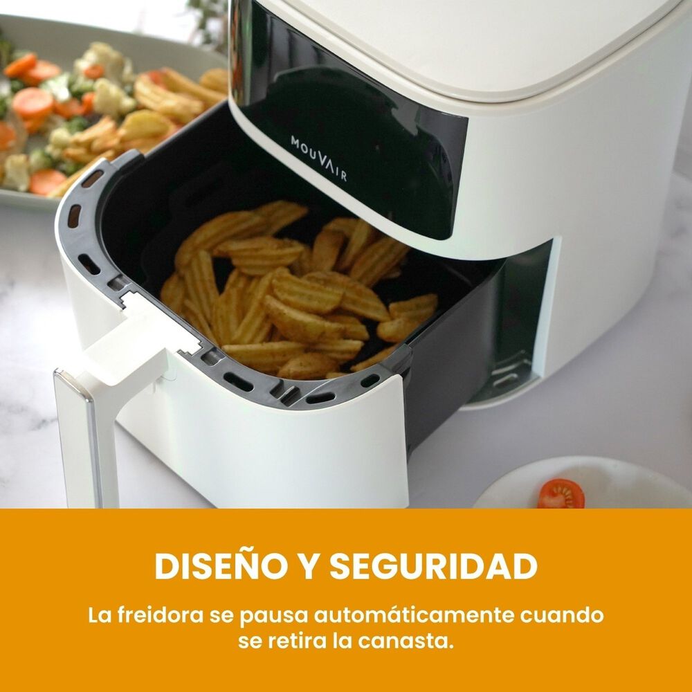 Freidora De Aire Mouvair Fry 6 L Blanca image number 7.0