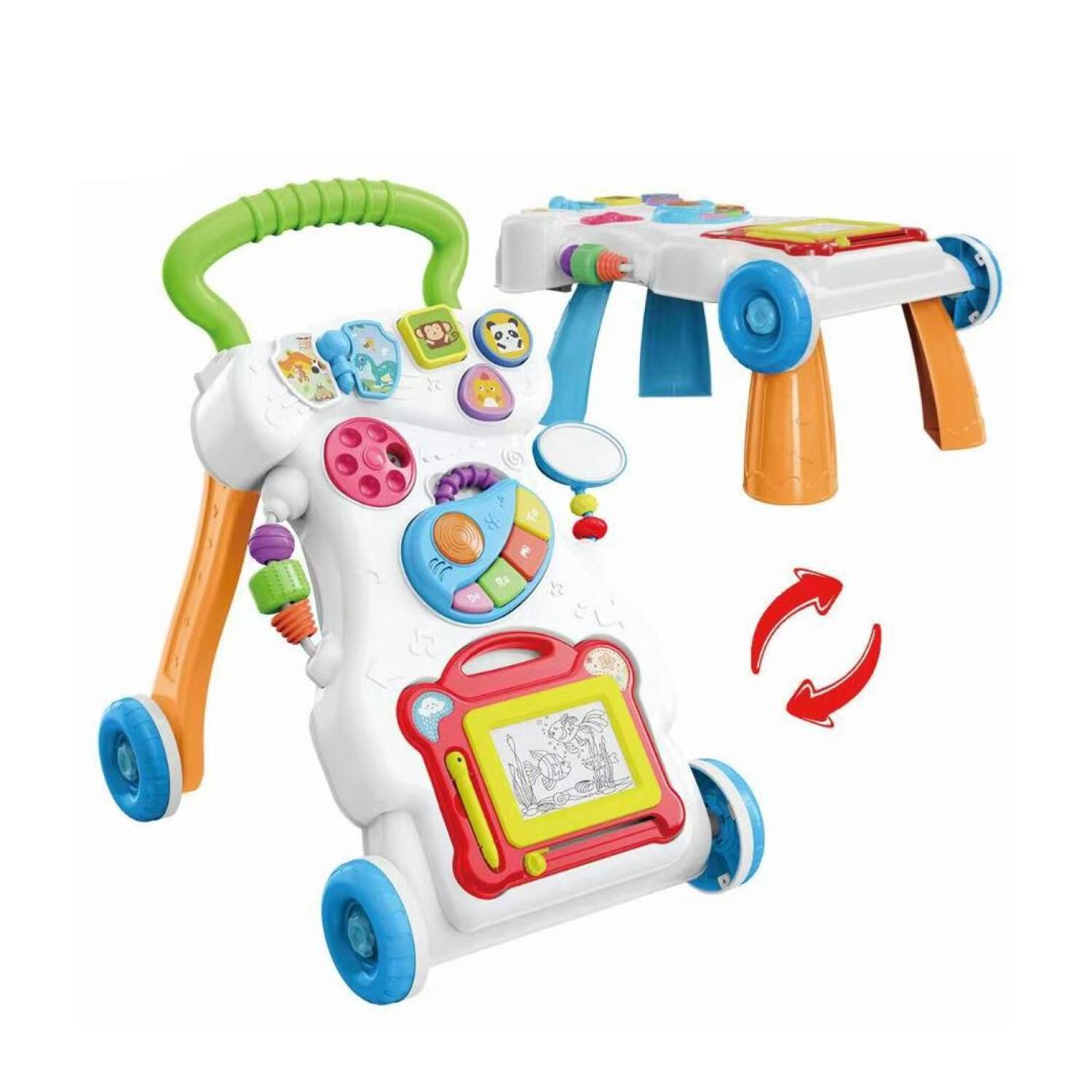 Juguete Andador Didactico 2 En 1 Mesa De Juegos Sonidos Infantil image number 1.0