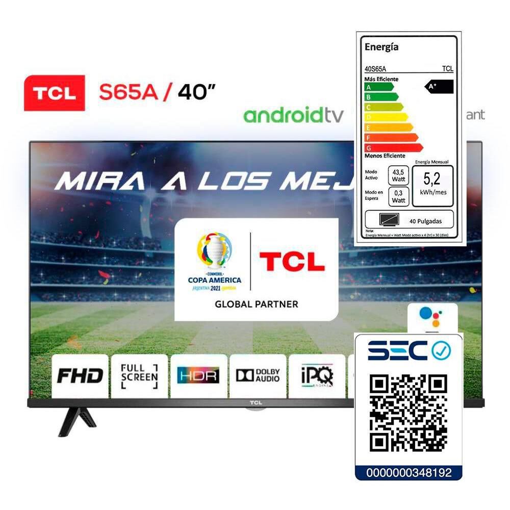 Led 40" TCL 40S65 / Full HD / Smart TV