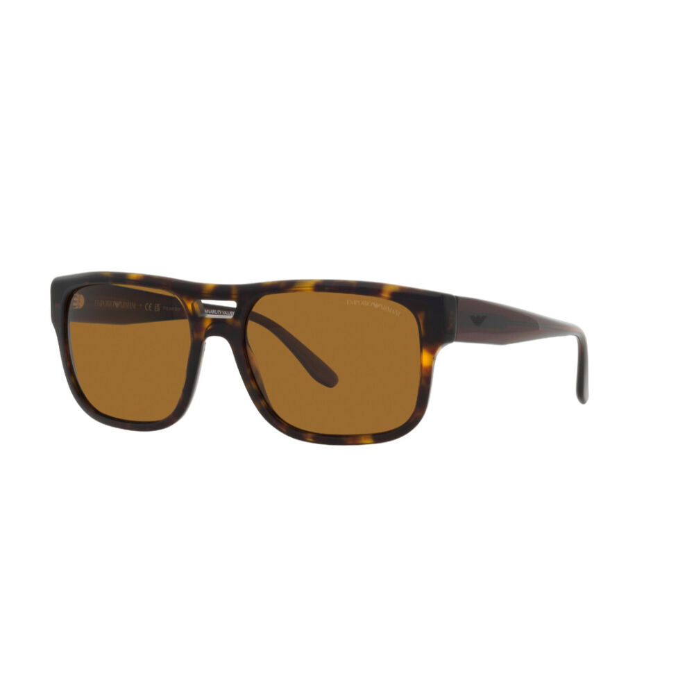 Lentes De Sol Havana Polarizado Emporio Armani image number 1.0