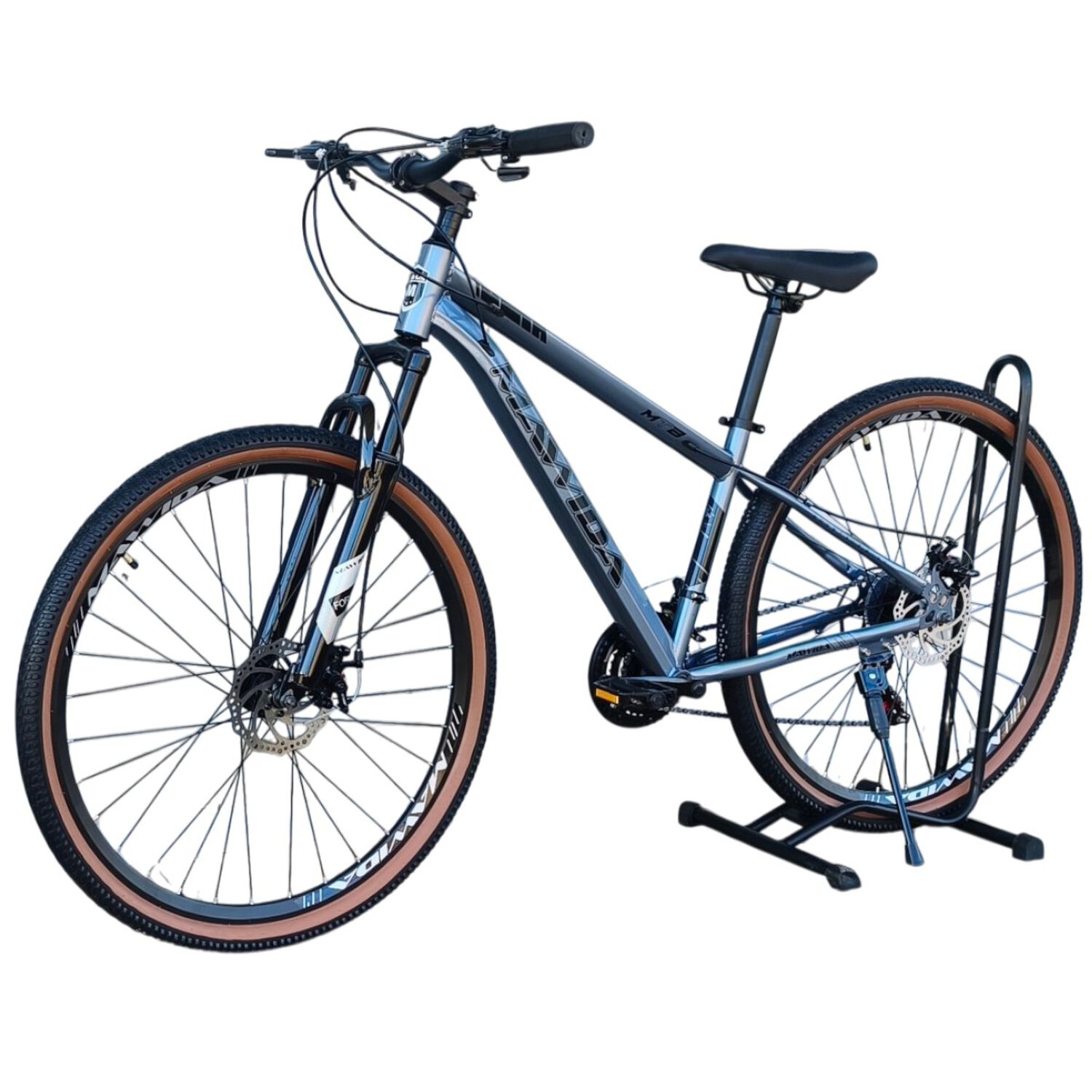 Bicicleta Aro 29 Mawida 21 Veloc Y Freno Disco Gris Silver image number 2.0