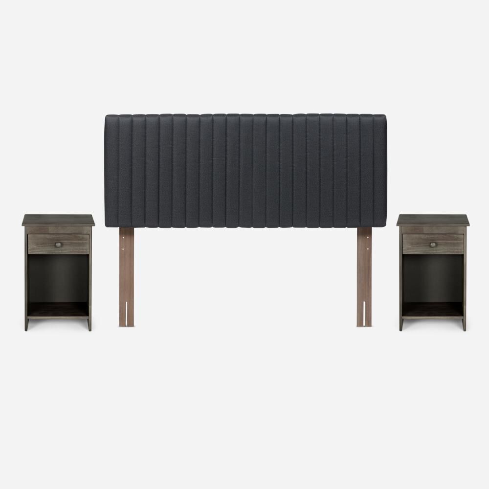 Cama Europea Rosen New Style 4 Plus / 2 Plazas / Base Dividida + Set De Maderas Lucio image number 2.0