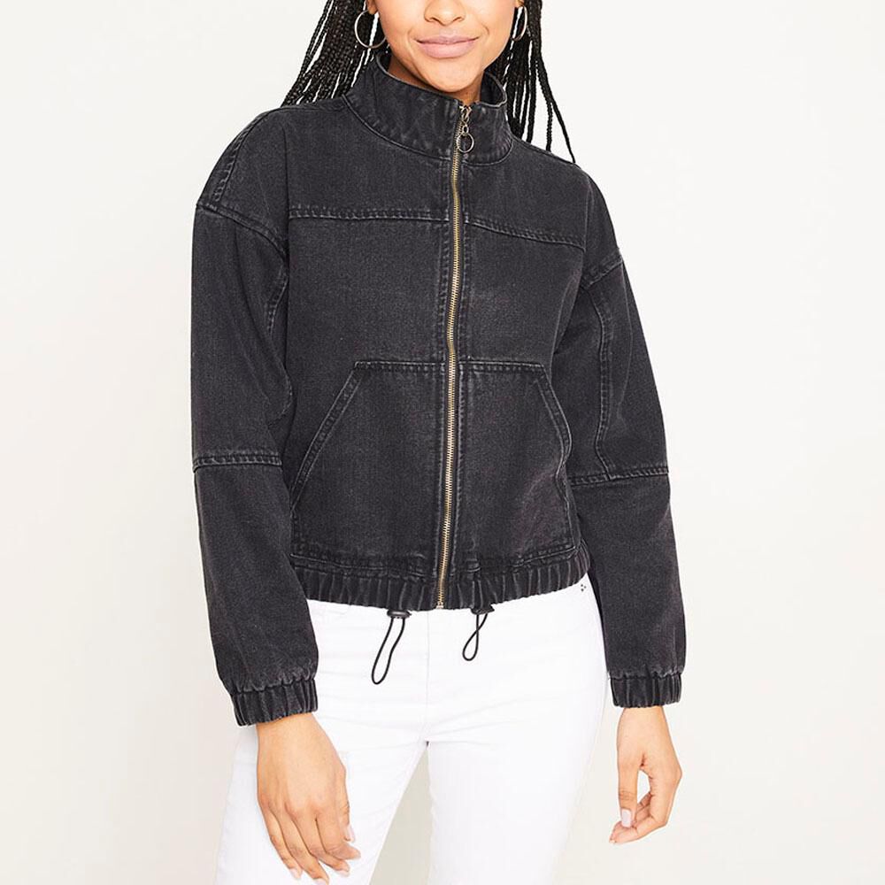 Chaqueta cuello alto mujer Clearance