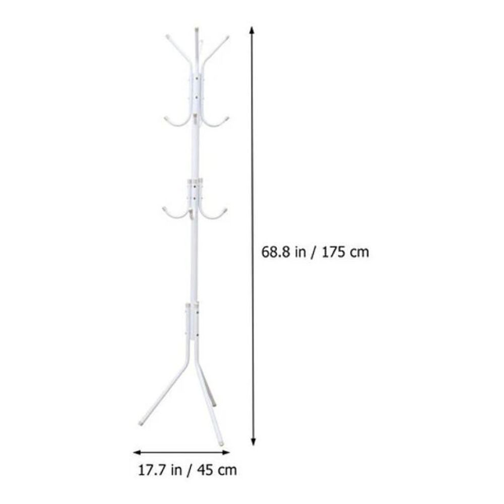 Perchero Metal 12 Ganchos Abrigo / Chaqueta Estante Paraguas image number 1.0