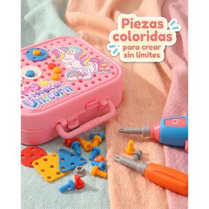 Set Maleta Herramientas Creativa Ni&ntilde;as De Unicornio