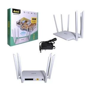 Router Wan Repetidor Inal&aacute;mbrico 300mbps 6 Antenas My-7253