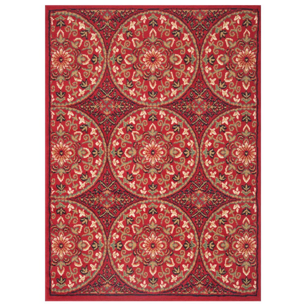 Bajada De Cama Jazmin Rojo 50x90 image number 0.0