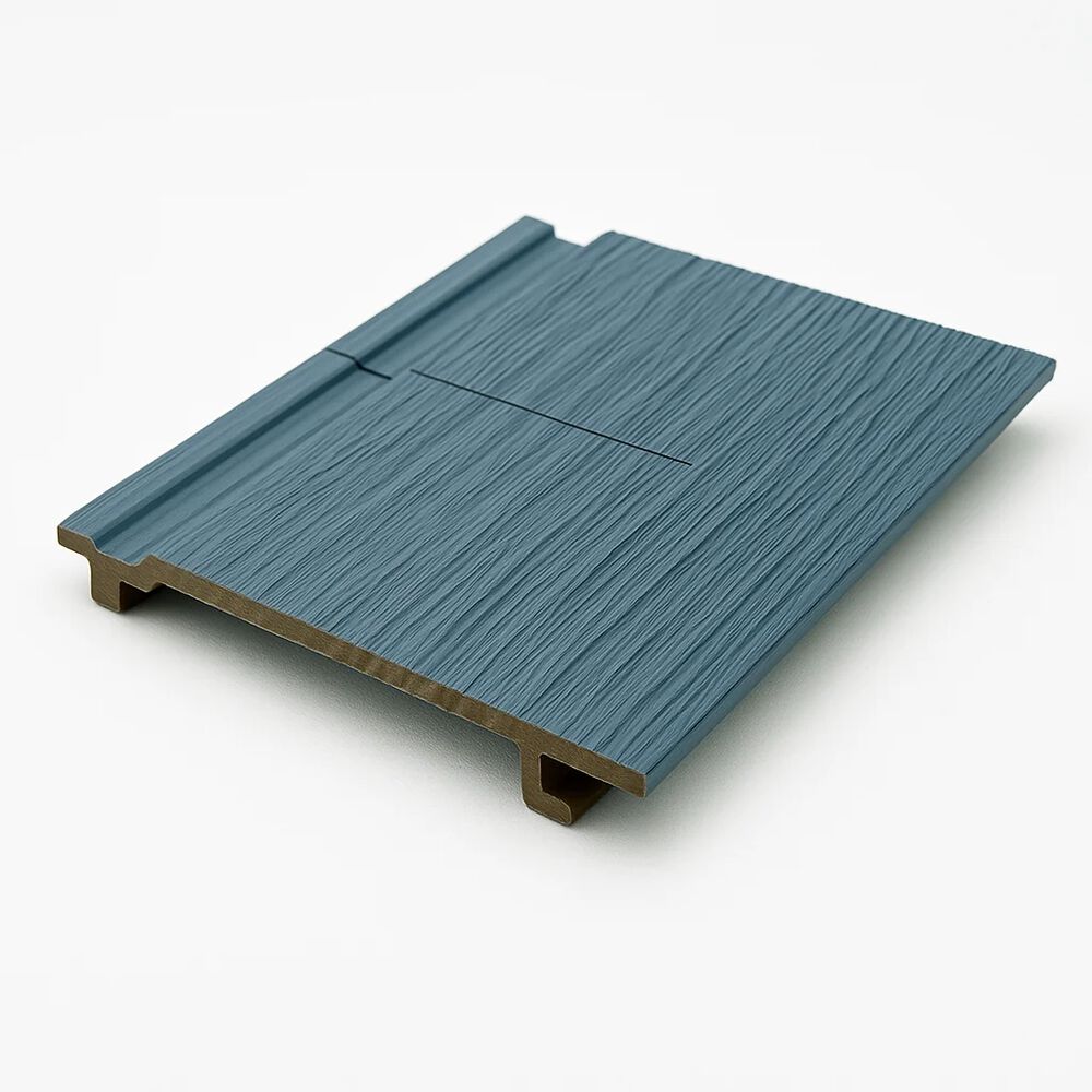 Pack De 5 Revestimientos Siding Plano Wpc Exterior Color Gris Azulado image number 0.0