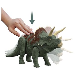 Figura De Acción Jurassic World Triceratops. Ruge Y Ataca