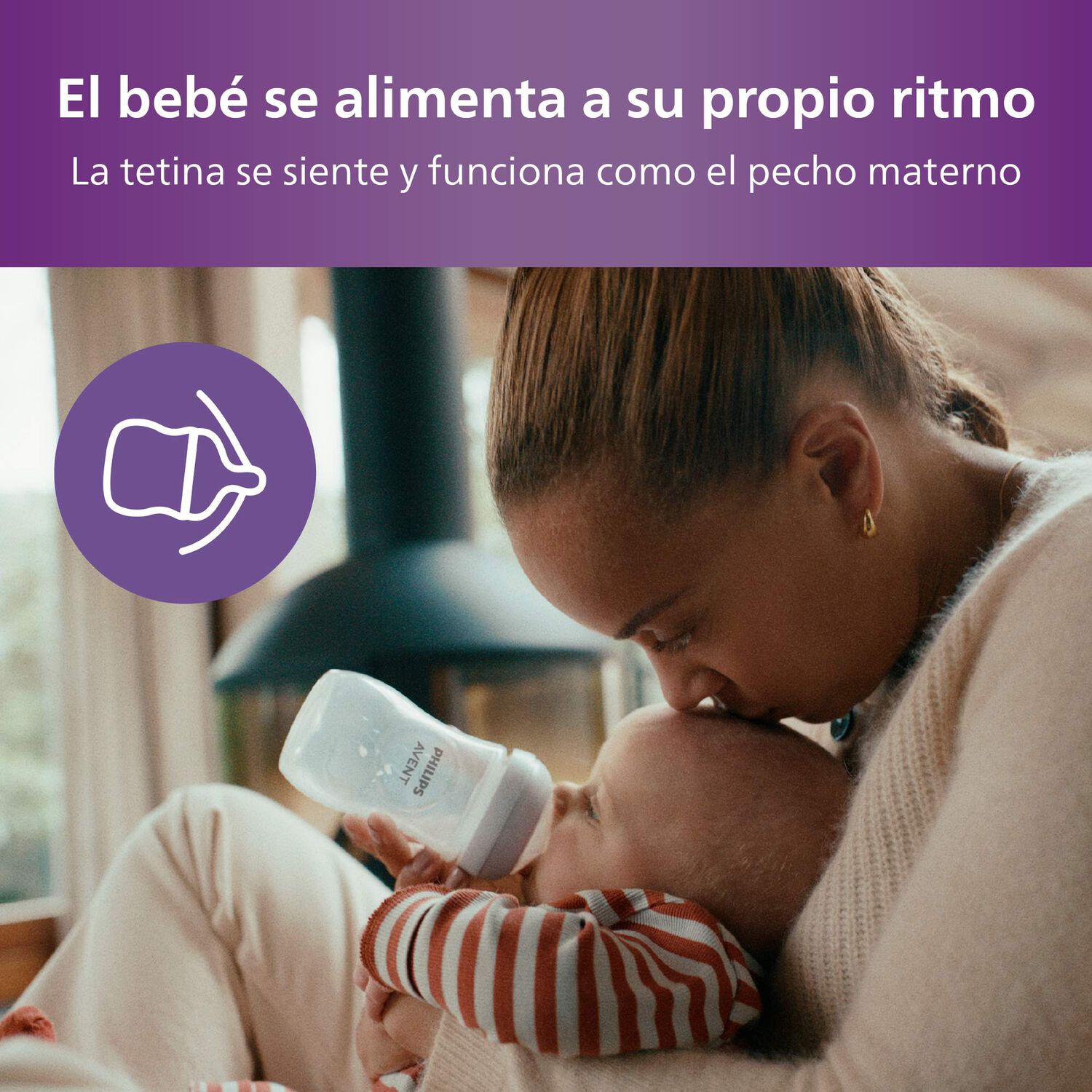 Mamaderas Natural Response Philips Avent Scy903/02 1m+ 260ml image number 2.0