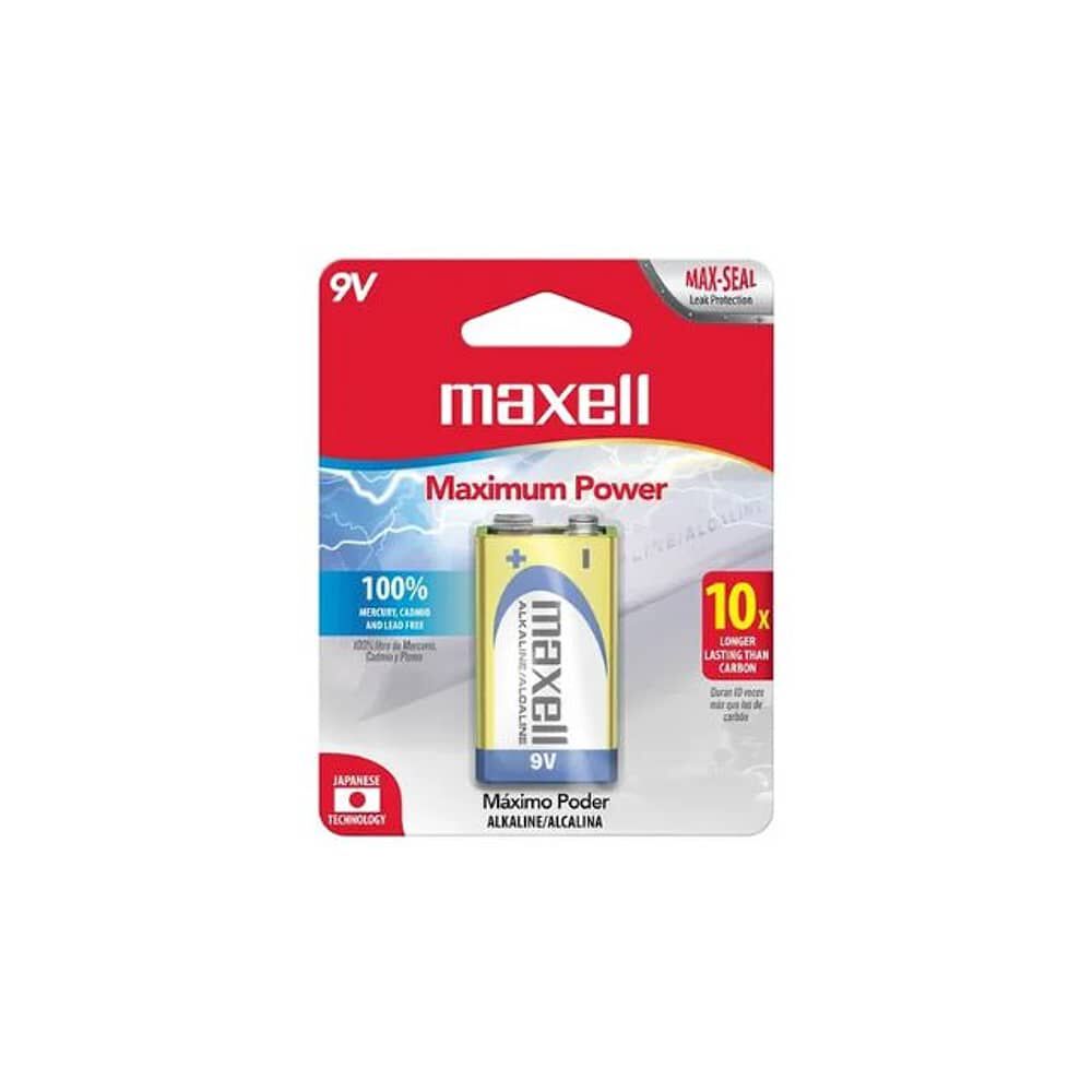Bater&iacute;as Alcalinas Maxell 9v Pack 1 Unidad image number 2.0