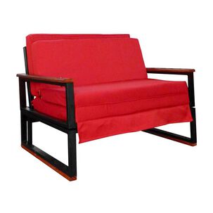 Futon Folk 1.5 Plaza " Rojo "