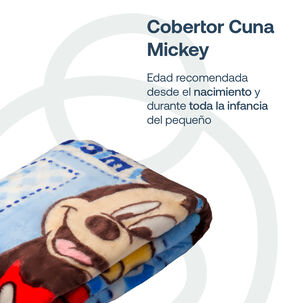 Cobertor Cuna Mickey Celeste 4355mkc
