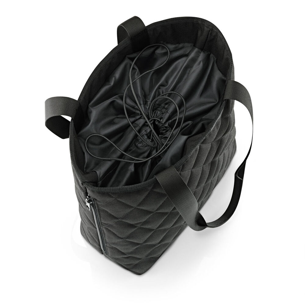 Cartera Shopper M Rhombus - Black image number 1.0