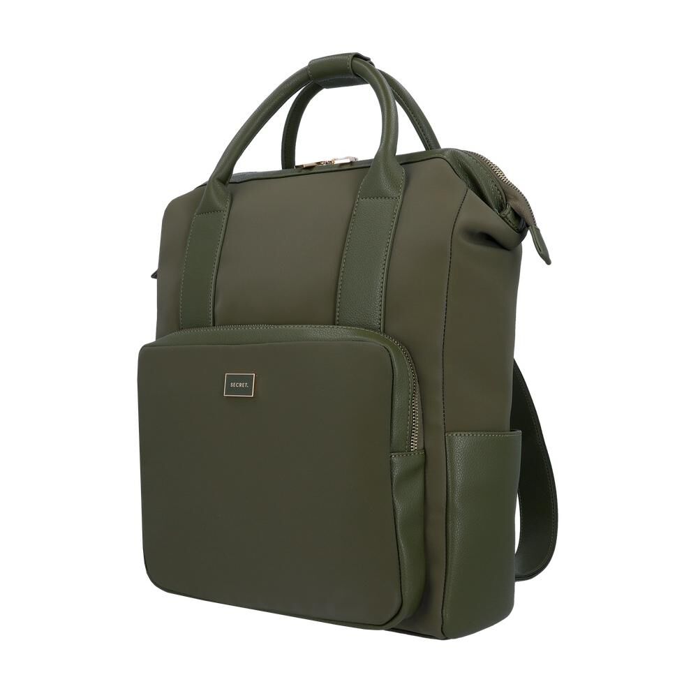 Mochila Notebook Secret Trento St6 Verde 15" image number 1.0