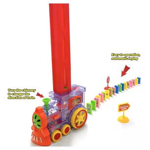 Juego De Bloques Tren Domin&oacute;