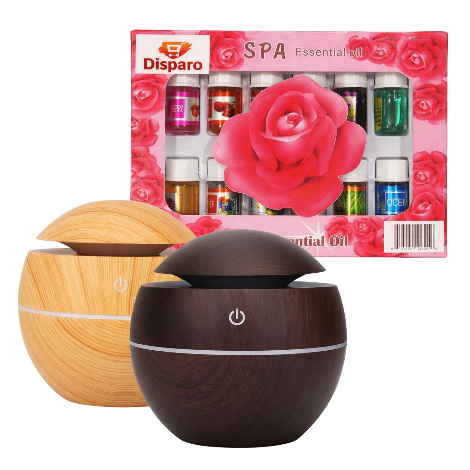 Pack 2 Humidificador Aromatizador Madera Beige 12 Esencias image number 0.0