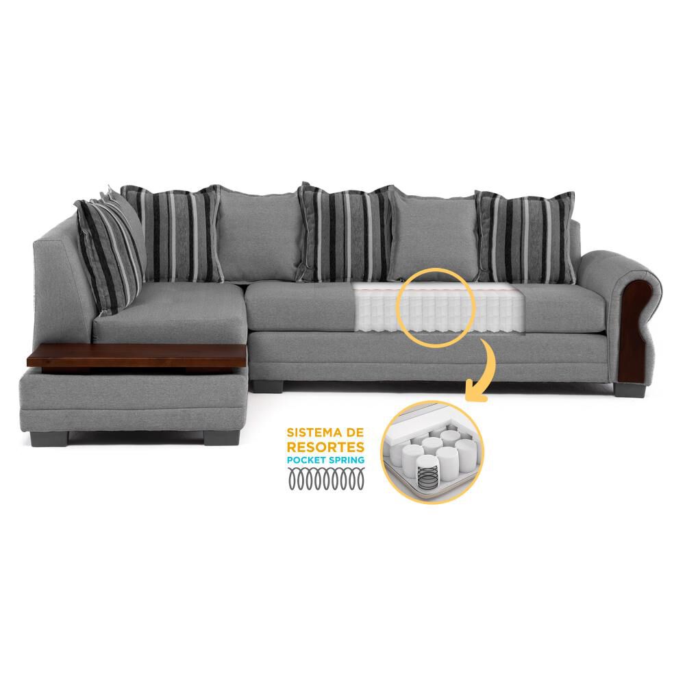 Sofá Seccional Living Factory Dakota Izquierdo / 5 Cuerpos image number 2.0