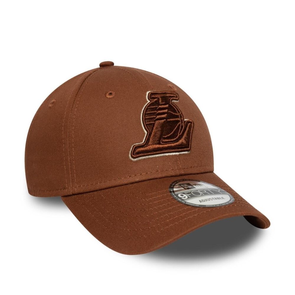 Gorra 9forty Los Angeles Lakers Team Outline Med Brown image number 1.0