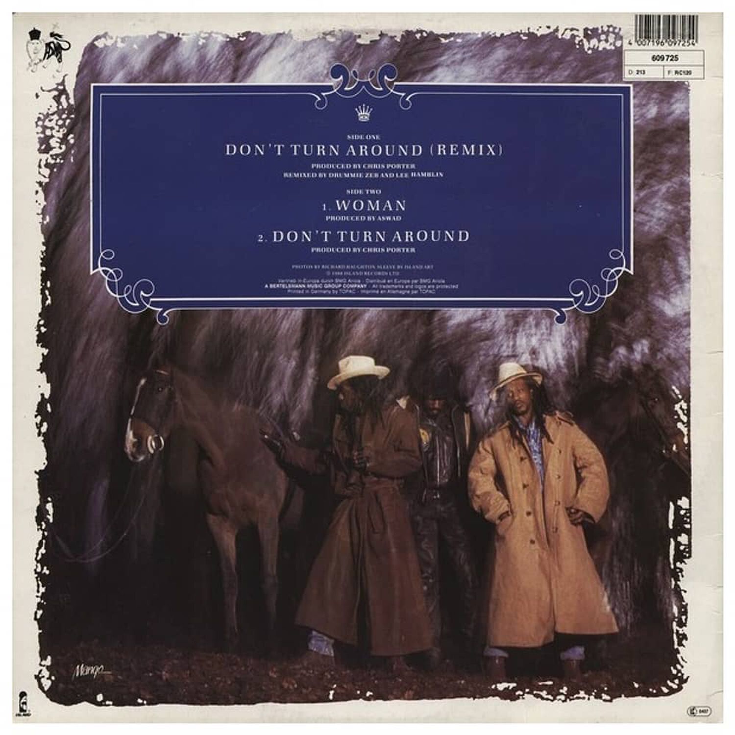 Aswad - Don't Turn Around | 12" Maxi Single Usado image number 1.0