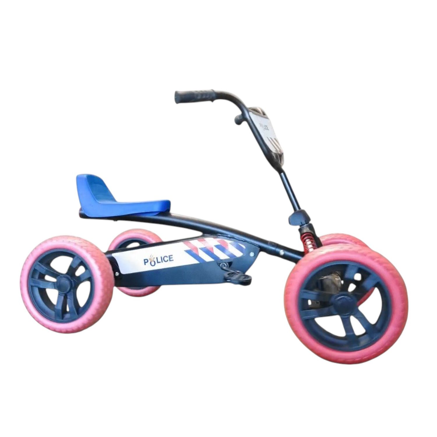 Gokart Racing Con Pedales Azul Police image number 2.0