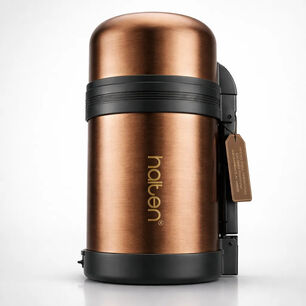 Termo Multiprop&oacute;sito Comida 750 Ml Halten Cobre Metalizado