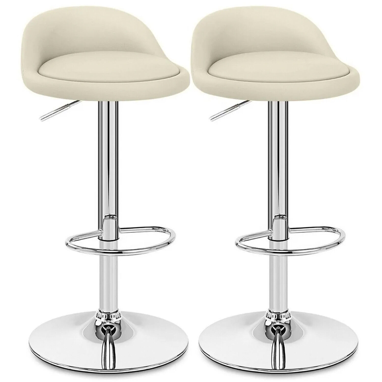 Pack 2 - Pisos De Bar Round Beige image number 0.0