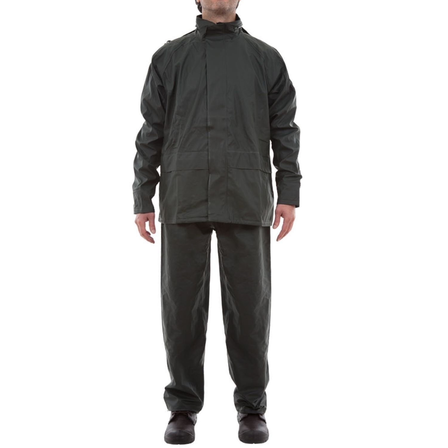 Traje Impermeable Alaska Pu/pvc Verde Petr&oacute;leo image number 0.0
