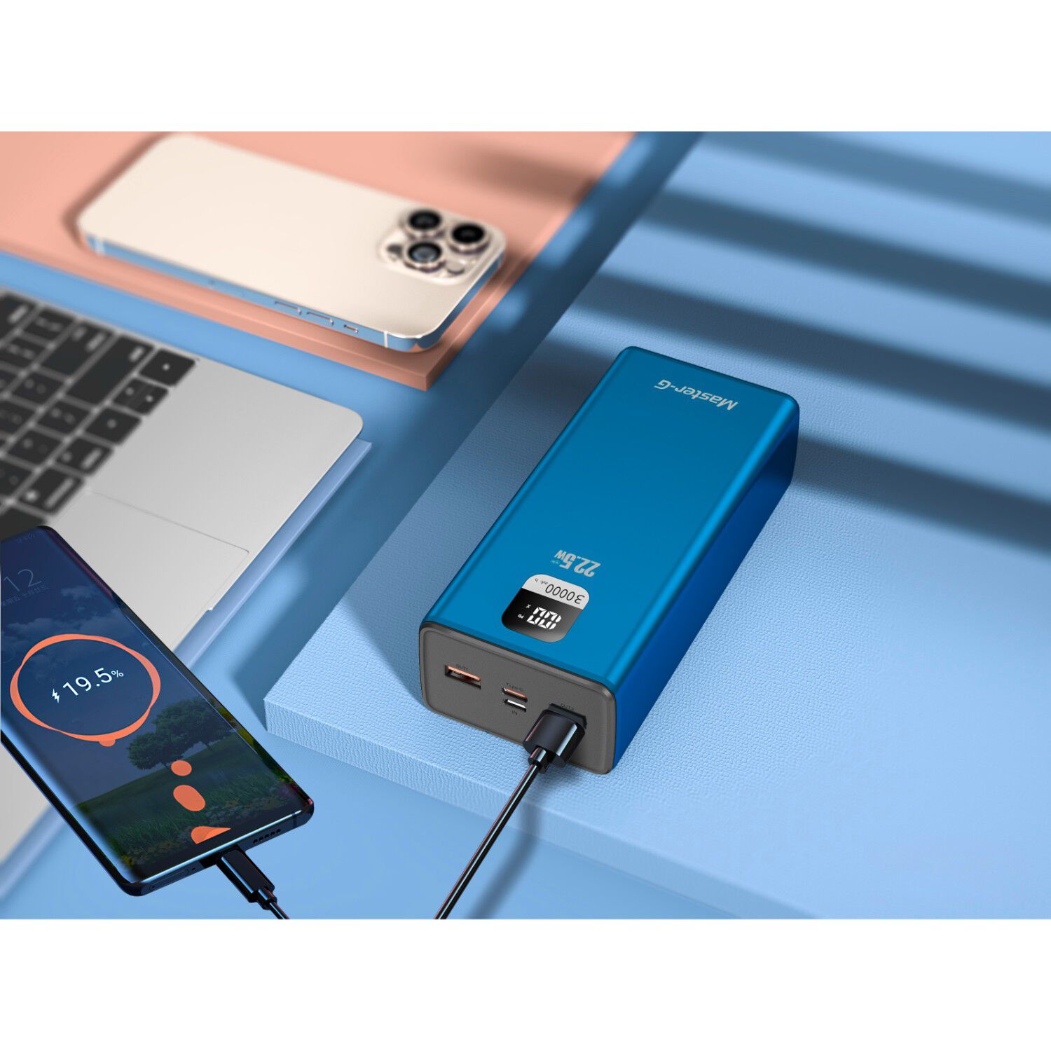 Bater&iacute;a Externa Power Bank 30000 Mah 22.5w Ucp30lpd image number 3.0