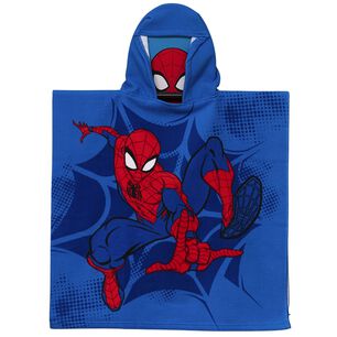 Toalla Playa Piscina Spiderman Capucha Microfibra 60x60 - Ps