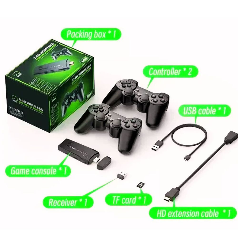 Videojuego Game Stick Lite 4k 64gb Hdmi Con 2 Joystick Inalámbricos image number 2.0