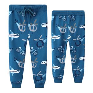 JUMP KIDS Pantalon Buzo 100% Algodón Jump Kids Azul Helicopteros