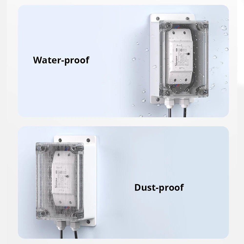 Pack Interruptor Sonoff Basic R4 + Caja Estanca Ip66 image number 1.0