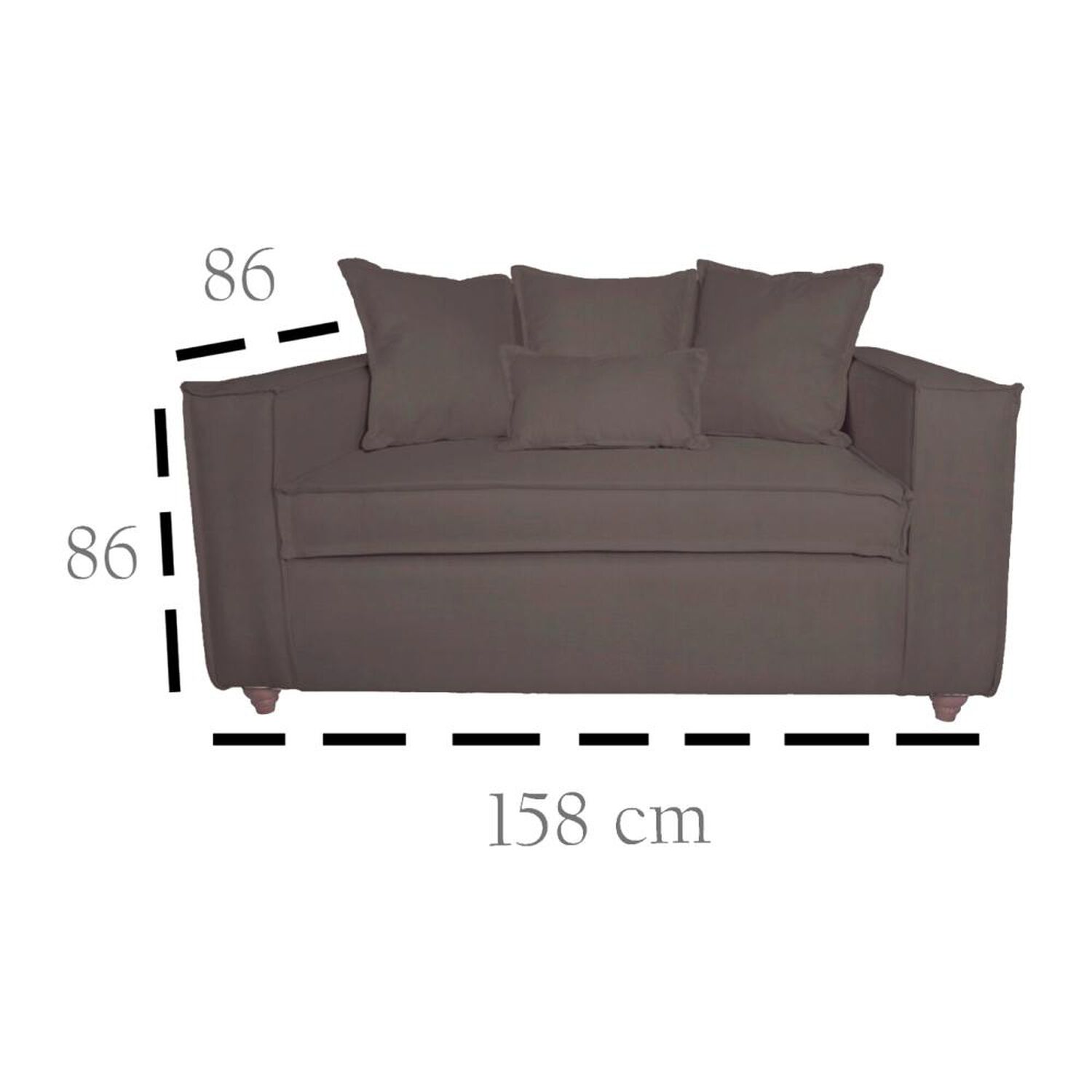 Juego De Living Sitial Home Baco / 5 Cuerpos + Cojines image number 3.0
