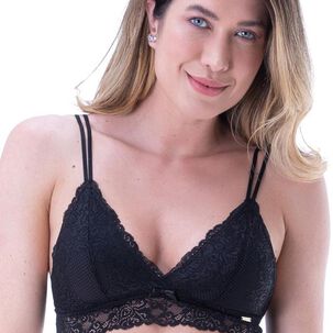 Bralette Sin Copas Ni Aros Negro 2rios