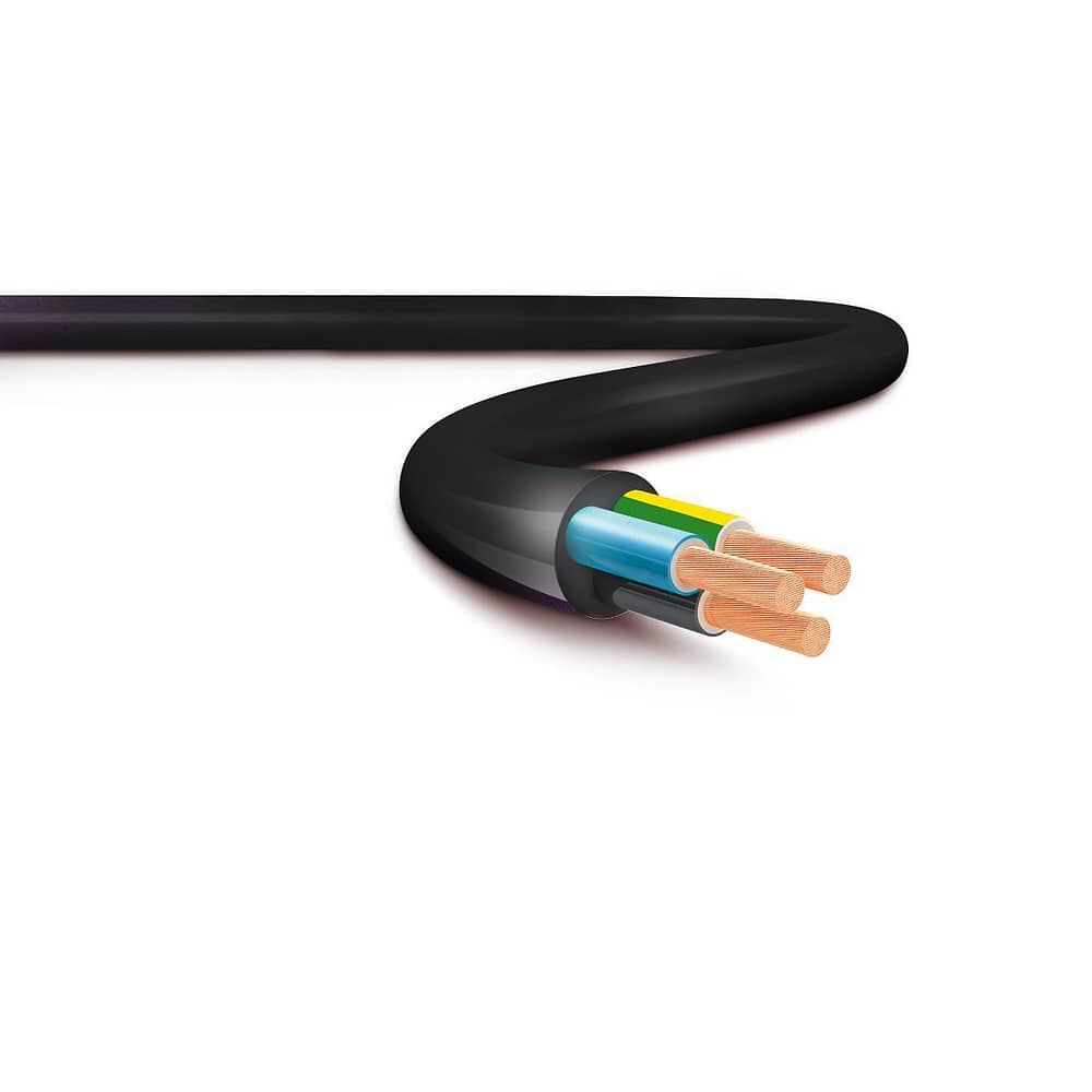 Cable El&eacute;ctrico 3x1.00 Ho5vv-f De 100 Metros, Color Negro image number 0.0